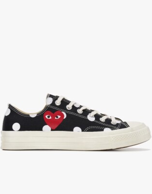 EUR 45- Converse Comme des Garçons x Chuck Taylor Low Polka Dot