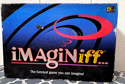 Imaginiff Board Game 1998 Family Game Night Funniest Imagine If -- COMPLETE!!