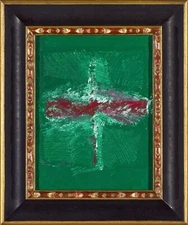 FRITZ SCHOLDER "Vampire #6" Original Painting, Exhibited at the MIDWEST MUSEUM