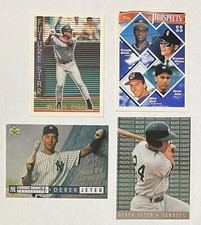 4 Derek Jeter Prospect RC Topps Future Star 199 UD TP 550 Shortstops 158 MLP 7
