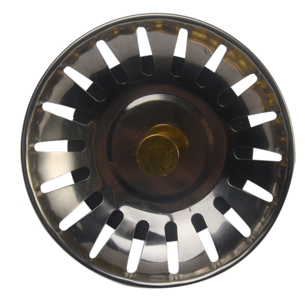 StainlessSteel Kitchen Sink Strainer Waste Plug Drain Stopper Filter Basket eBay