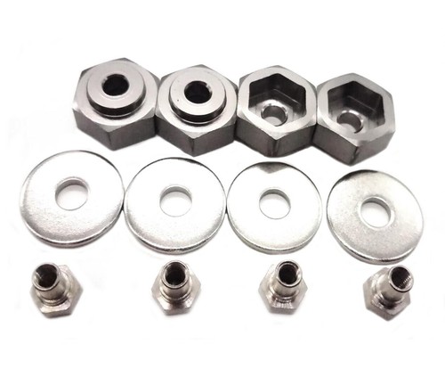 Alloy Wheel Hex Converter 12 mm to 17 mm hexagon joint N10237 For Rc car crawler - Picture 14 of 21