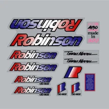 1990 Robinson - Pro Team Model on clear decal set