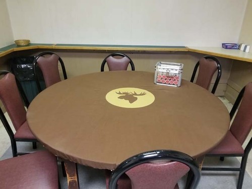 Felt Casino poker table cover fits 52" - 54" round glass table USA made FS - Picture 10 of 13