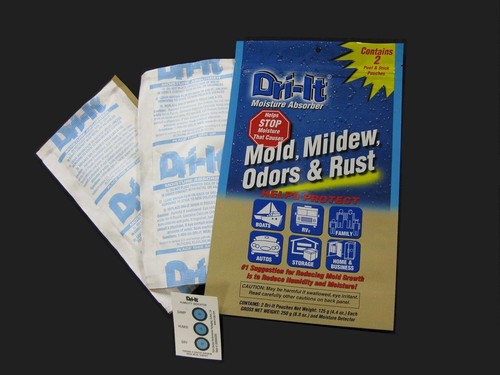 Dri-it Twin-Pack Moisture Absorber with Disposable Peel and Stick Backing - Picture 2 of 4