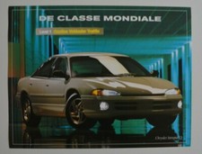 CHRYSLER INTREPID 1994 dealer sheet brochure - French - Canada