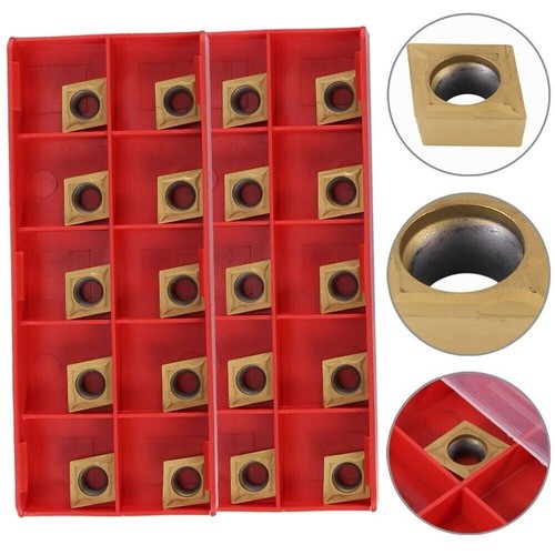 20PCS Carbide Insert CCMT09T304 CCMT32.51 CK735 Metal Turning Tool Tools CCMT09 - Picture 6 of 14