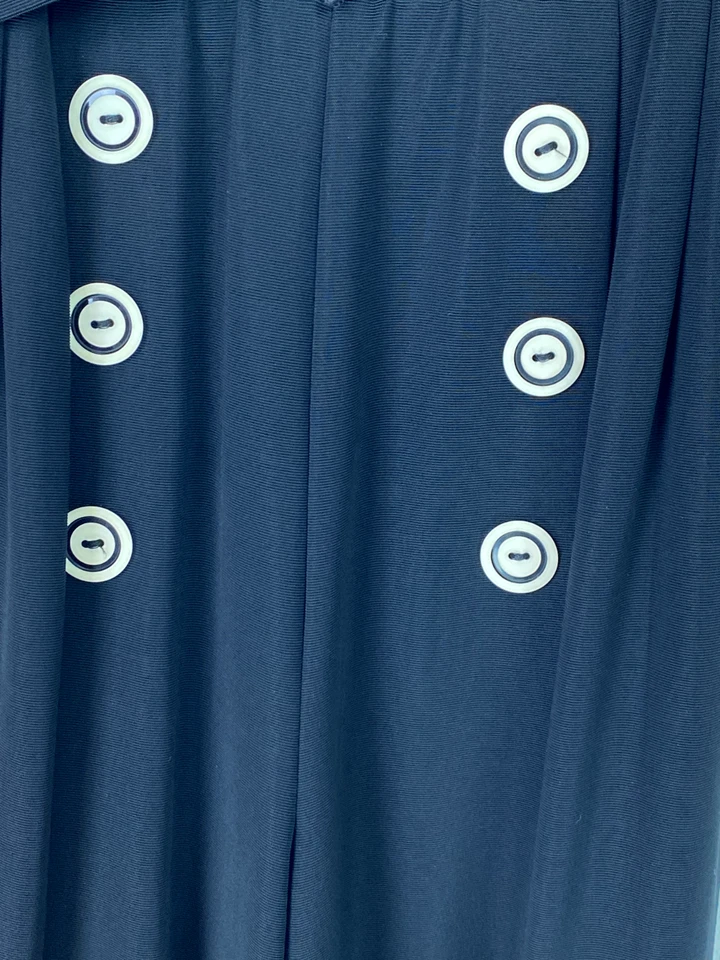 Женский черный комбинезон Joseph Ribkoff Palazzo плавающие брюки с открытыми плечами размер UK 8 - Изображение 3 из 4