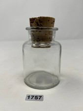 Cork Top Glass Storage Bottle