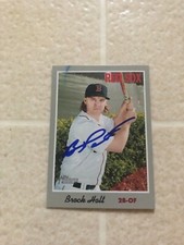BROCK HOLT Signed Autographed 2019 Topps Heritage Card Boston Red Sox #39 