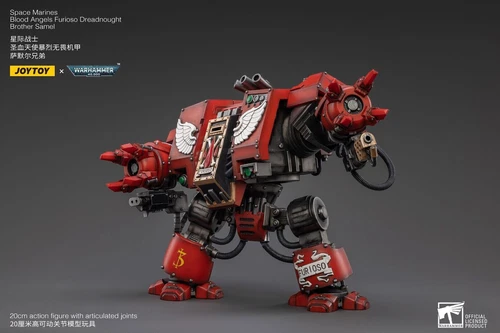 New JoyToy WARHAMMER 40K 1:18 Blood Angels Furioso Dreadnought Samel in stock - Picture 5 of 8