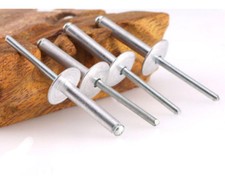 Aluminum M5 Big Cap Open End Round Domed Head Pop Blind Rivet Mandrel