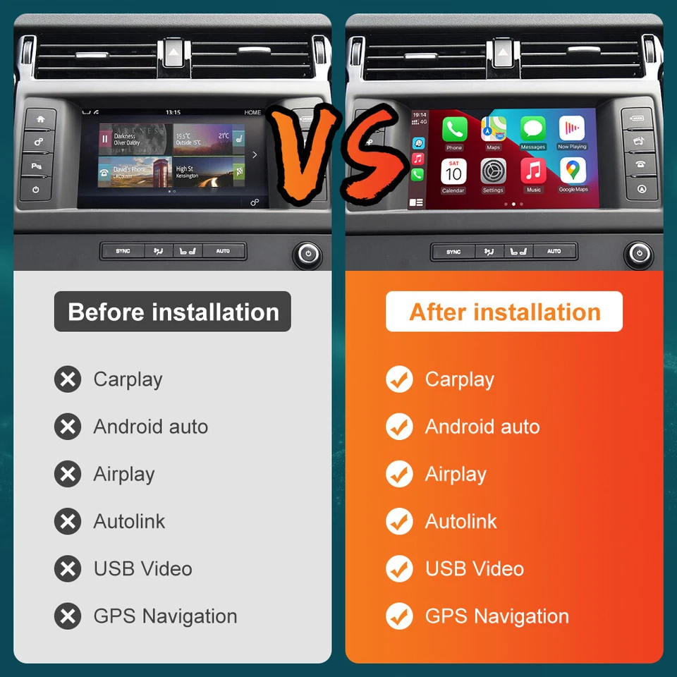 Wireless Carplay Auto Für Land Rover Jaguar Range Rover Evoque Discovery Herman - Bild 3 von 4