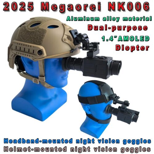 Megaorei NK006 Infrared Night Vision Binoculars 5X Digital Tactical Helmet Head - Picture 16 of 17