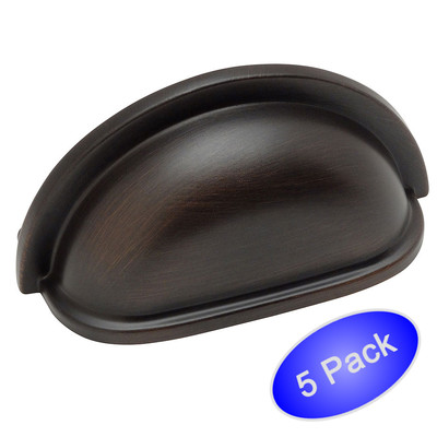 *5 Pack* Cosmas Cabinet Hardware Oil Rubbed Bronze Handle Pulls #4310ORB