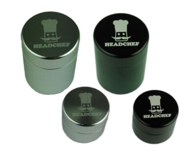 VORRATGLAS TOPF SCHNUPFTABAK HEADCHEF BOX ALUMINIUM MIT LUFTDICHTER GUMMIDICHTUNG
