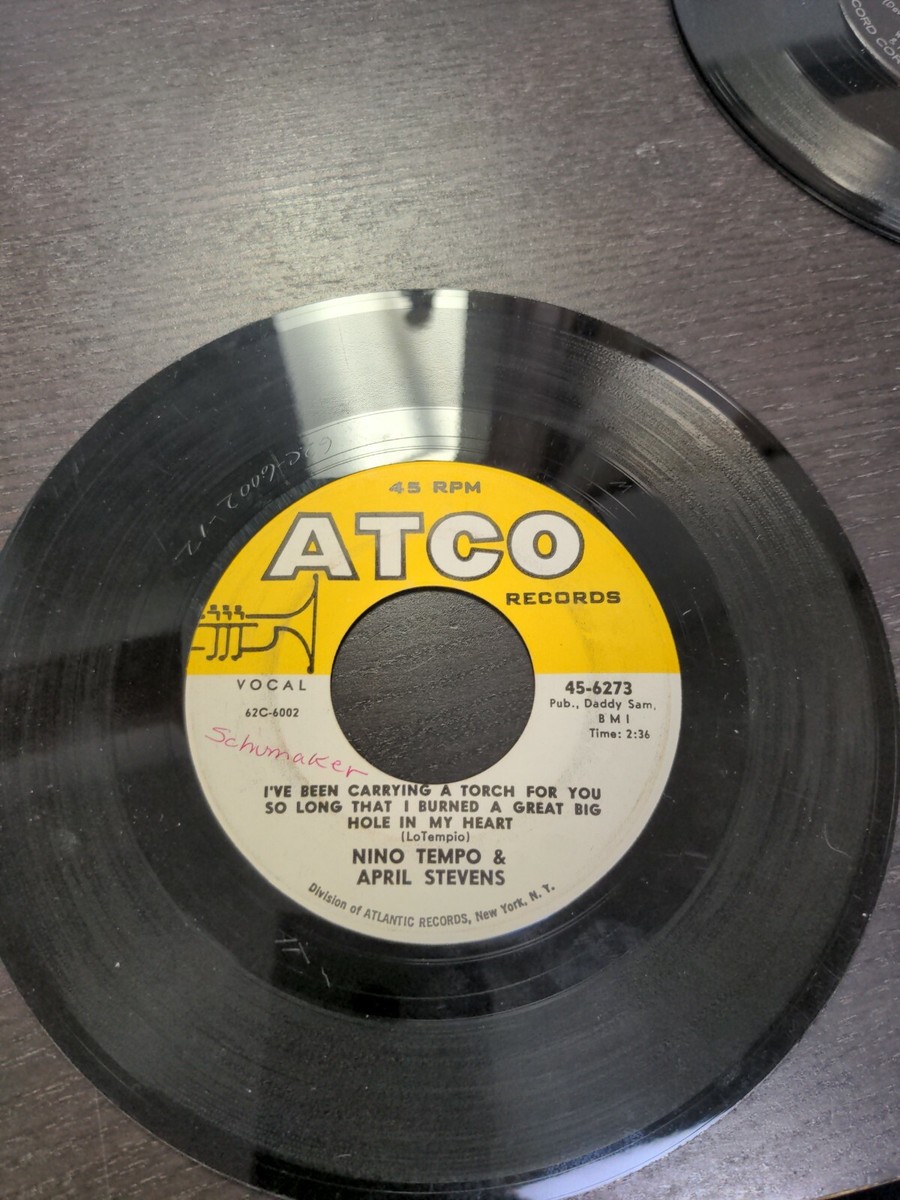 45 Record Nino Tempo & April Stevens Deep Purple/I've Been
