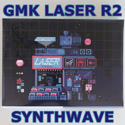 GMK Laser R2 - SEALED Synthwave M170 keycap set - For MX