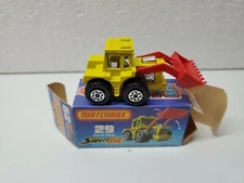 VTG Lesney Matchbox Superfast No.29 C Tractor Shovel -Red Shovel w/ Original Box