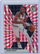 2019-20 Panini Mosaic Basketball FOTL Pink Swirl Prizm #191 Jerami Grant #04/11