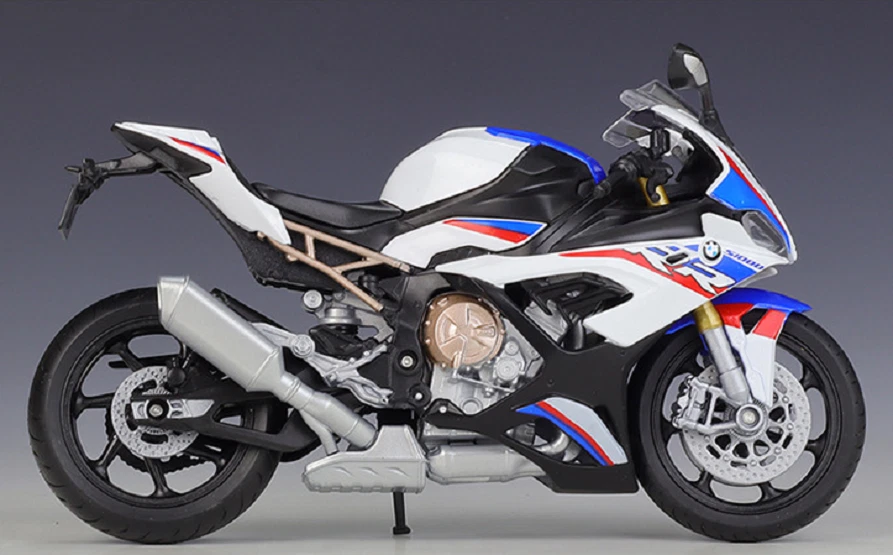 Welly 1:12 2021 BMW S1000RR Diecast Motorcycle Bike Model Toy New In Box - Image 2 of 4