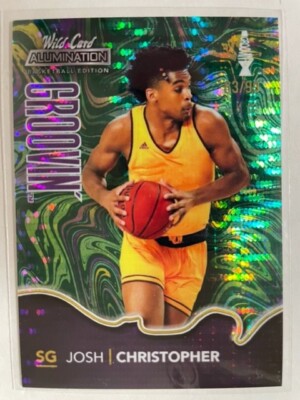 '21-22 Wild Card BKB ''Green Groovin Holo-Lux Pulsar PURPLE'' Josh Christopher /99