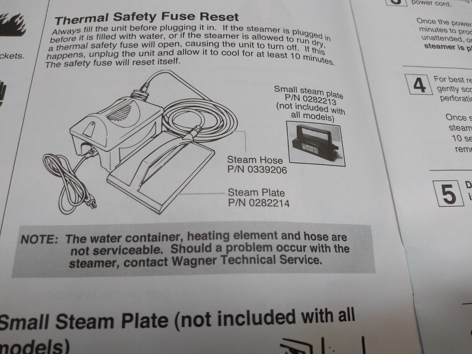 Pick Part for Wagner 705 Power Steamer Wall Paper Removal Tool