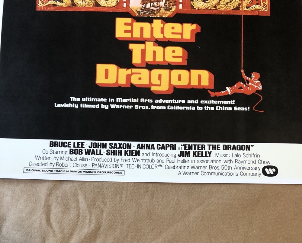ENTER THE DRAGON #1 POSTER 1 11