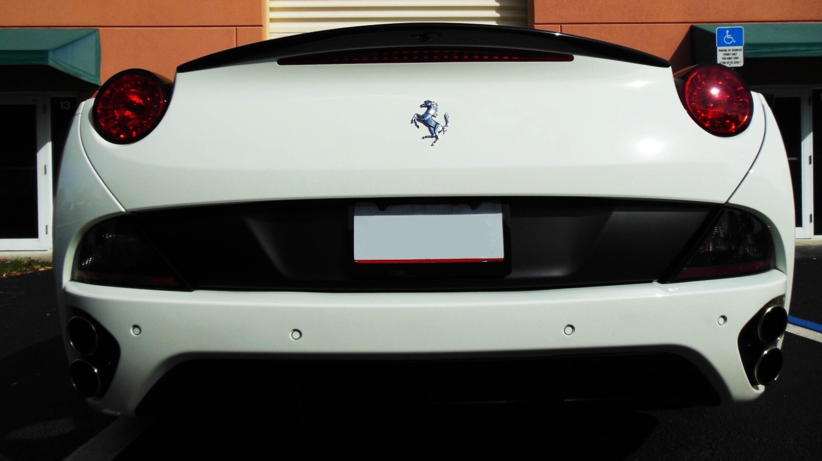 2008-13 Ferrari California Tesoro Flush Mount Trunk Lip Spoiler CF Made in USA