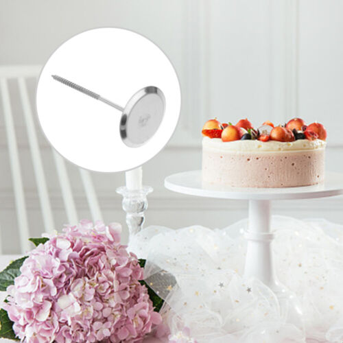  4 pièces décoration de gâteau formation kit d'outils fleur à gâteau acier inoxydable - Photo 1/6