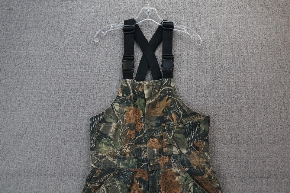 Mono de caza con aislamiento regular para hombre Cabela talla M cierre de babero camuflaje 3D Foto 2 de 4