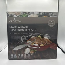 Crofton Lightweight Cast Iron Braiser Brand New