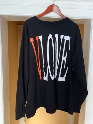VLONE Long Sleeve T Shirt | Men's Size XXL Signature VLONE