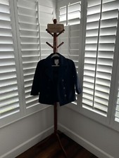 Old Navy Boys Wool Peacoat Coat Navy Blue S Small 6-7 NWT NEW