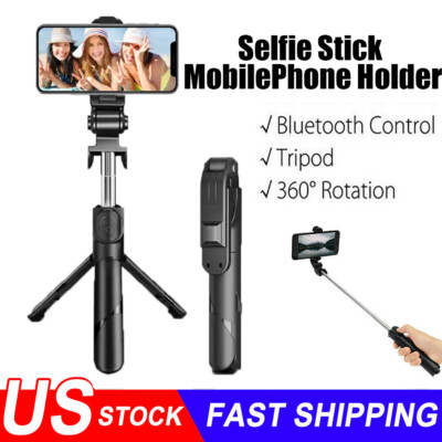 Travel Friendly Pocket Sized Wireless Selfie Stick Tripod Facetime Phone Stand