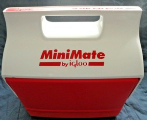 small red cooler
