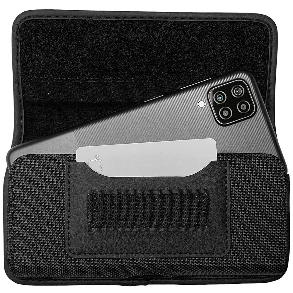 Custodia A Clip Per IPhone 16 Pro Max &ndash; Robusta, Con Passante Da Cintura, Nylon Nero Antigraffio
