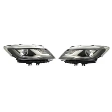 For 2015 2016 2017 2018 Lincoln MKC HID/Xenon Headlights w/ LED DRL Chrome Pair