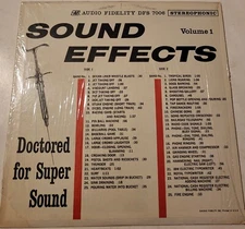 Sound Effects Volume 1  Doctored For Super Sound  1960  DFS 7006  VG++