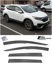EOS Visors For 17-22 Honda CR-V JDM Mugen Style Side Vents Window Rain Guards