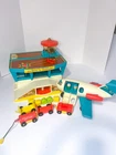 Vintage 1972 Fisher-Price Play Family Airport  & Plane #996 – Classic Playset