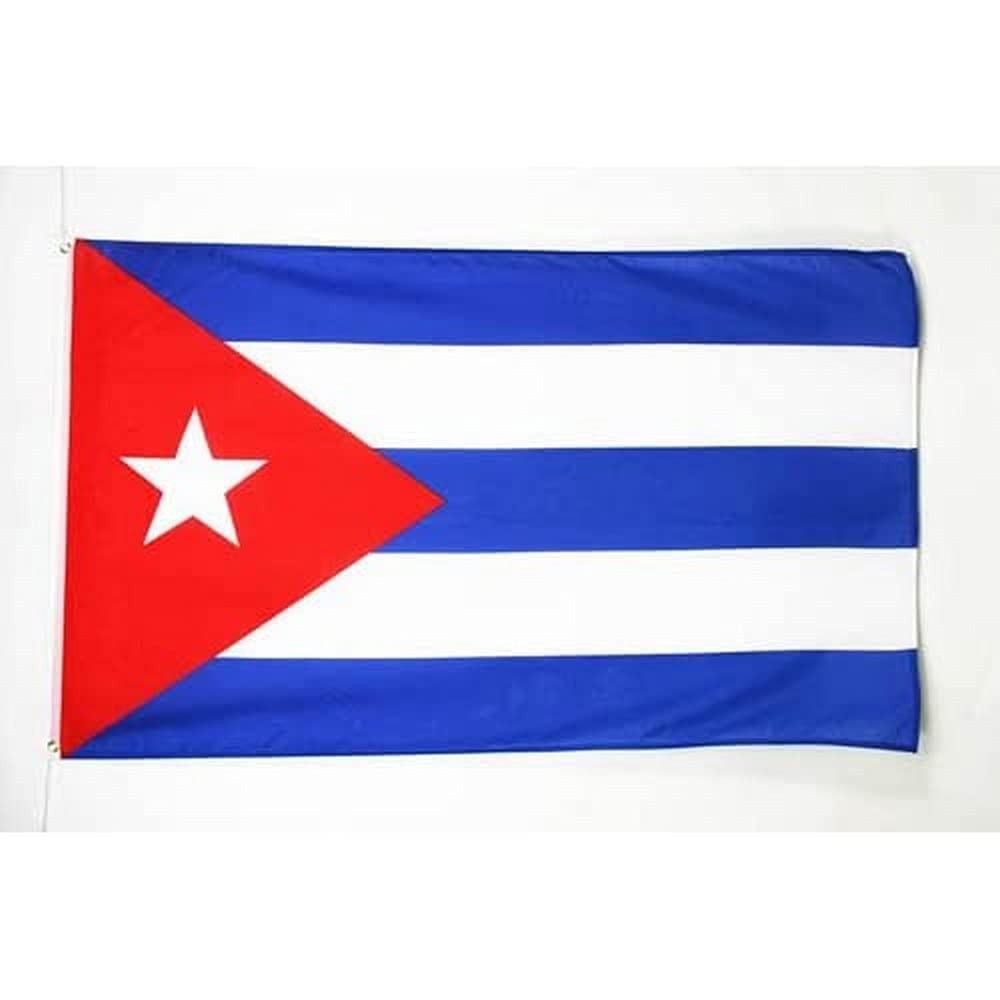 Bandiera Cubana 150x250 cm Professionale - Poliestere 100D Rinforzato