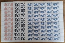 Mexico Exporta stamps 1981 sc A320 3 uncatalogued folded sheets MNH combine