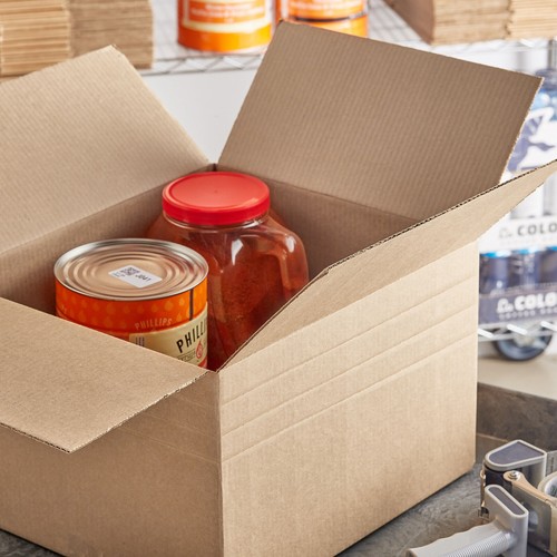 25 Pack 14x12x6" Multi-Depth Corrugated Shipping Boxes ECT-32 Kraft Cartons - Picture 5 of 6