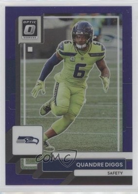 2022 Panini Donruss Optic Purple Prizm 11/50 Quandre Diggs #180 0wn0