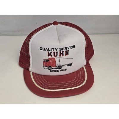 Kuhn Truck and RV trucker hat - snapback adjustable Rope Style Mesh