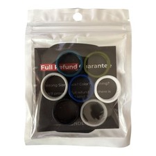 Thunderfit Silicone Wedding Ring 7 Multi Color Pack Size 9-11 NEW Sealed