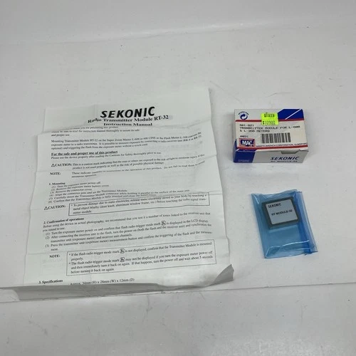 Sekonic Pocket Wizard RT Module 32 For L-358 L-608 L-758 New Old Stock
