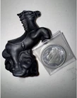Provident Metals 2014 Year of the Horse 1 oz Silver With obsidian horse carving