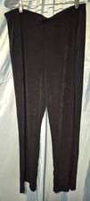 Chico's Travelers Black High Rise Straight Leg Pull On Pants Women Size 3 or XL